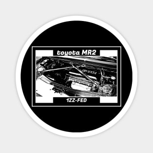 TOYOTA MR2 MK3 ENGINE (Black Version) Magnet
